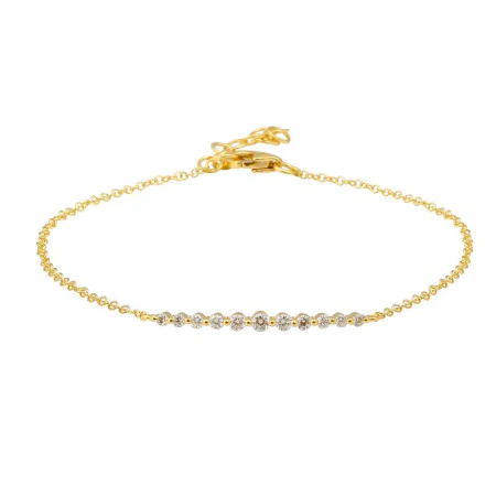 Diamond Bar Bracelet