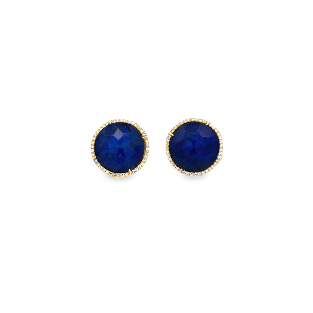 Signature - Lapis Lazuli and Diamond Studs