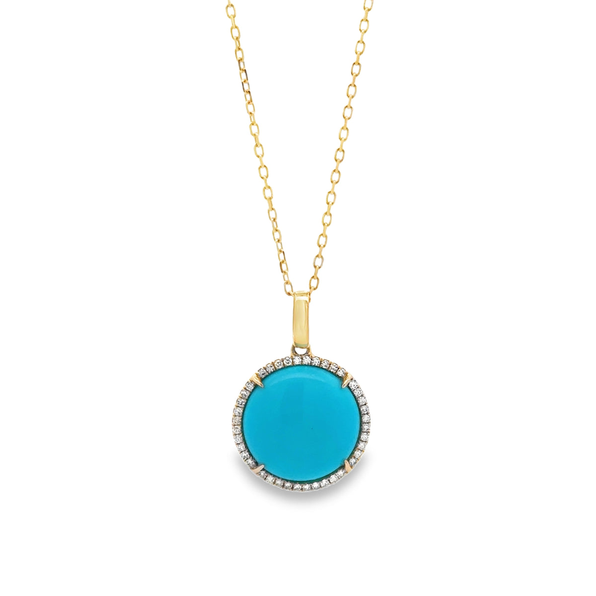 Signature - Turquoise and Diamond Necklace