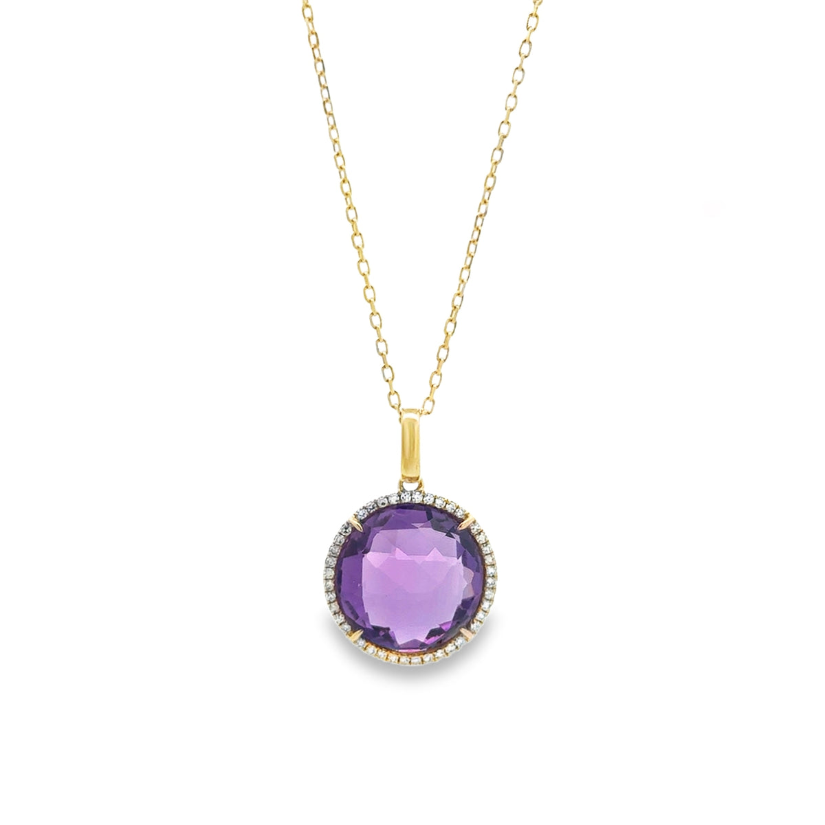 Signature - Amethyst and Diamond Necklace