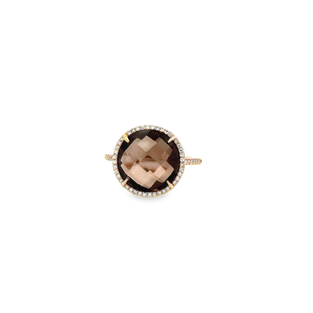 Signature - Chocolate Quartz and Diamond Ring