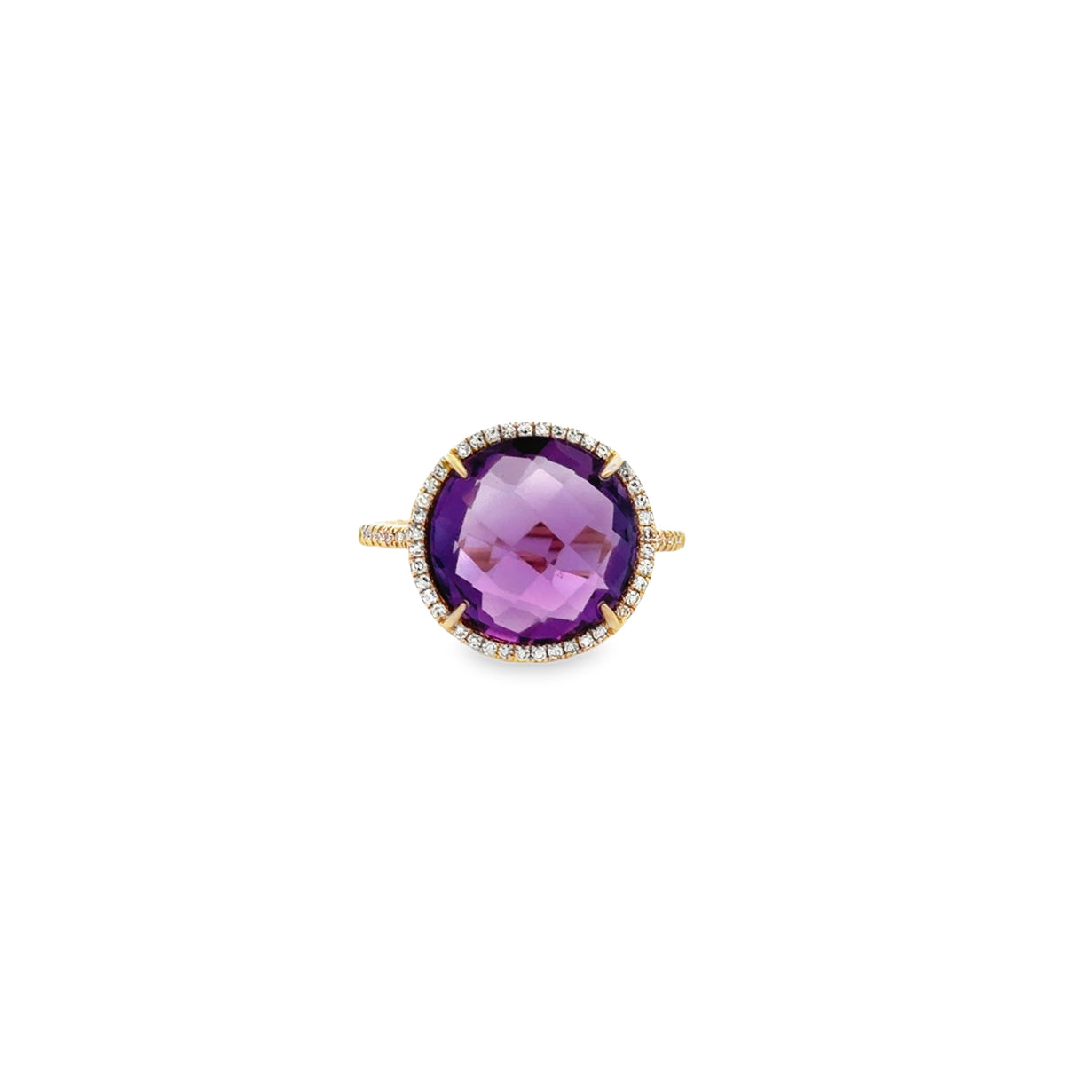 Signature - Amethyst and Diamond Ring