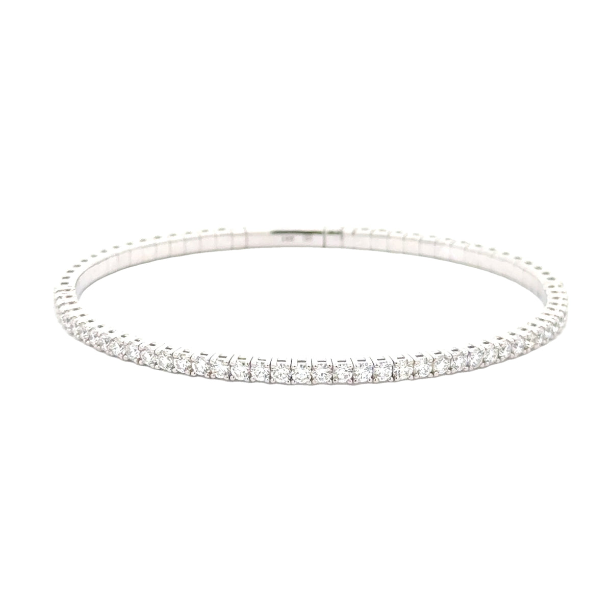 Flexible Diamond Tennis Bangle