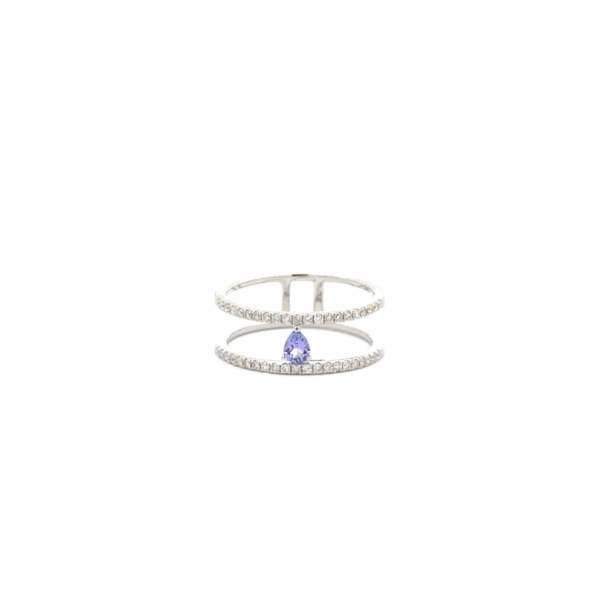 Tanzanite and Diamond Ring