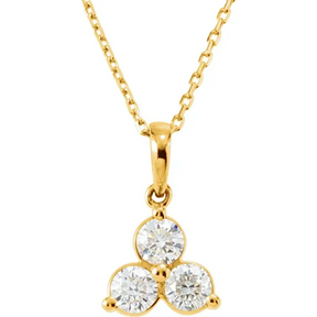 Tripletta Diamond Necklace